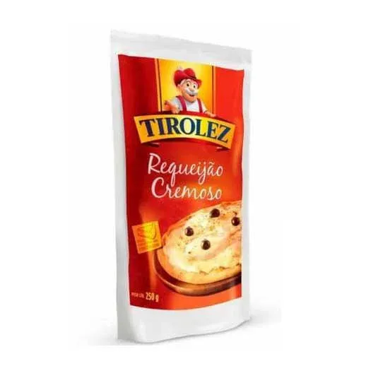 TIROLEZ REQUEIJAO CREMOSO POUCH 250 GR
