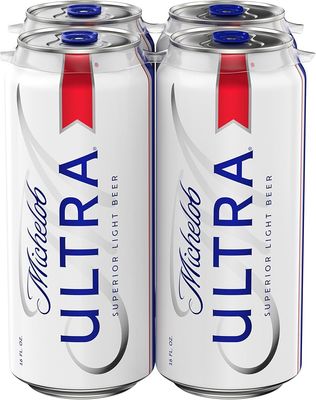 MICHELOB ULTRA CERVEZA 16 FL OZ - CAN 4 PACK