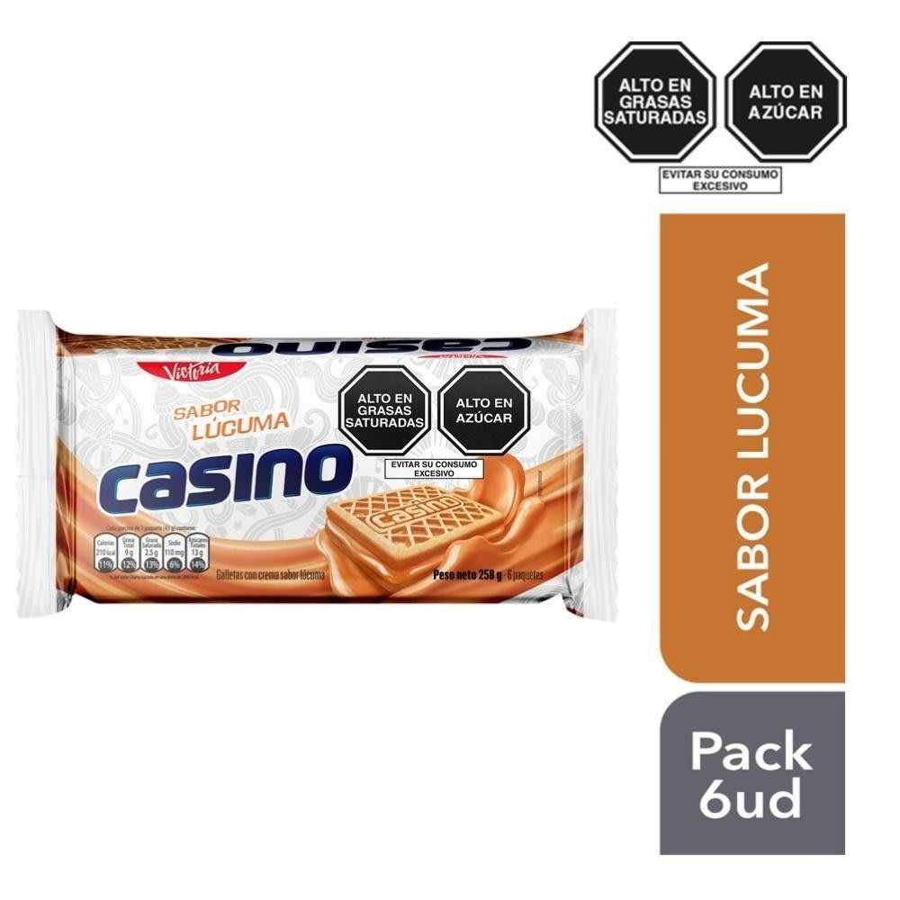 CASINO GALLETAS DE LUCUMA 282 G - 6 PACK