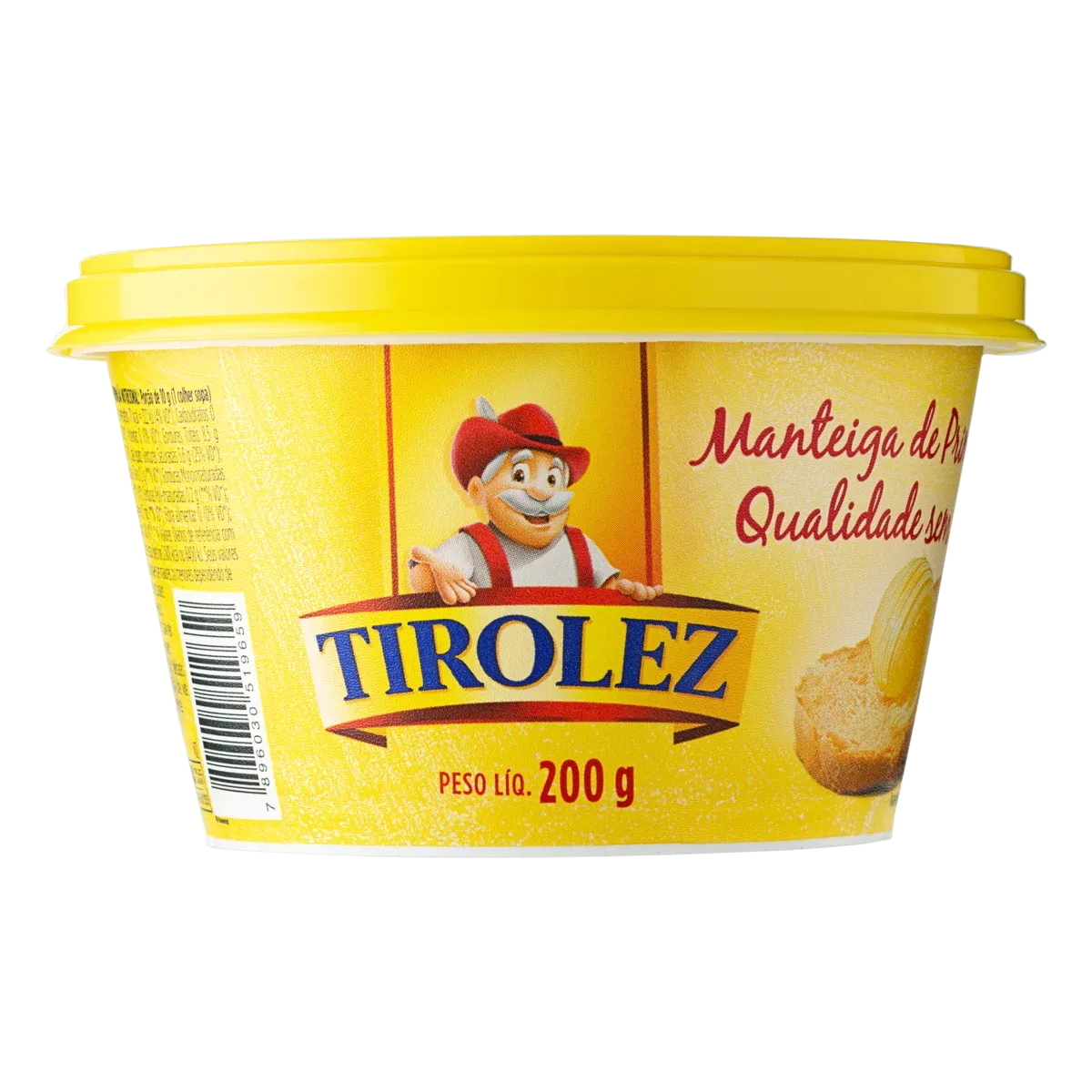 TIROLEZ MANTEIGA SEM SAL 200 GR