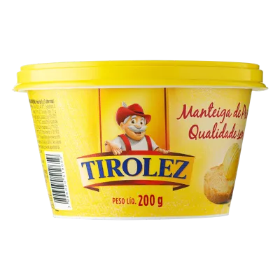 TIROLEZ MANTEIGA SEM SAL 200 GR