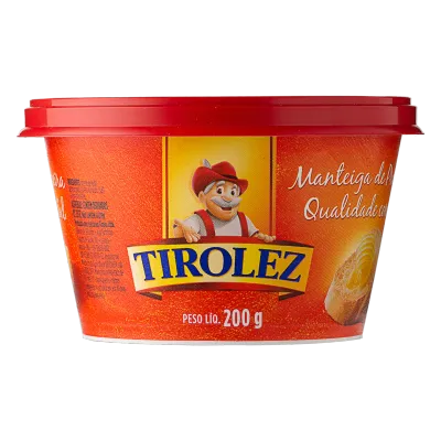 TIROLEZ MANTEIGA COM SAL 200 GR