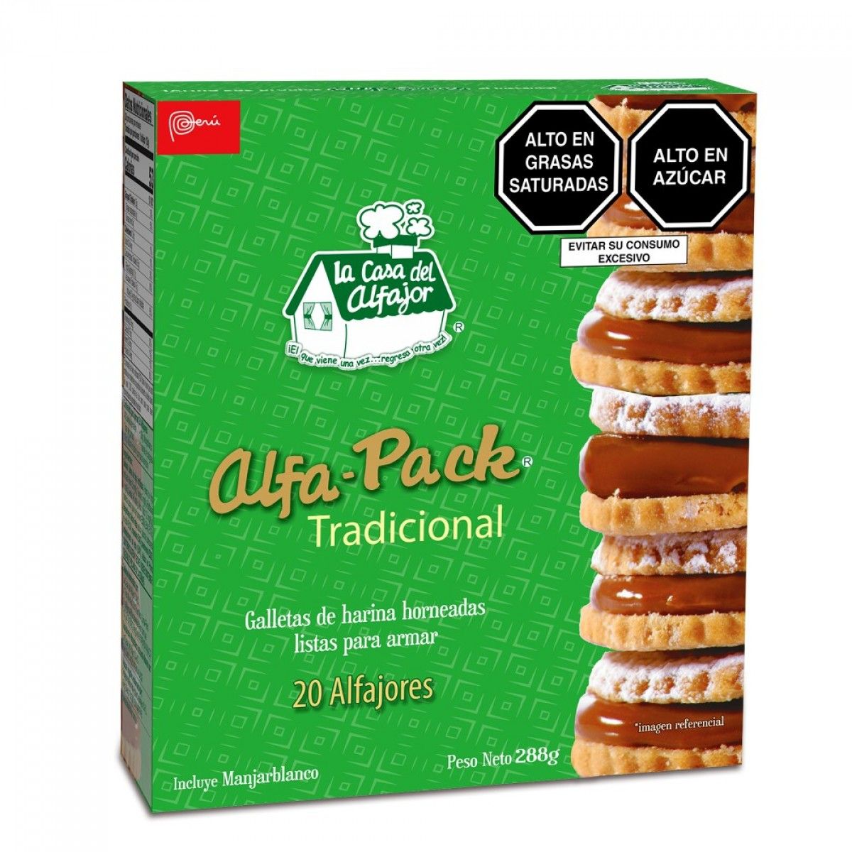 LA CASA DEL ALFAJOR ALFA-PACK HARINA 40 CT