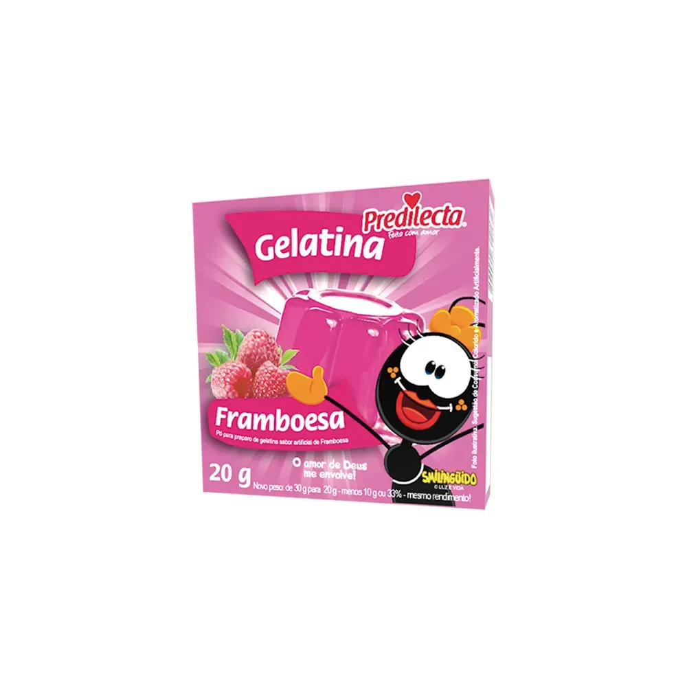 PREDILECTA GELATINA FRAMBOESA 20 GR