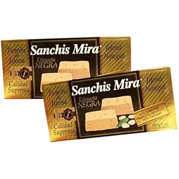 SANCHIS MIRA JIJONA TURRON NOUGAT 200 G -7 OZ