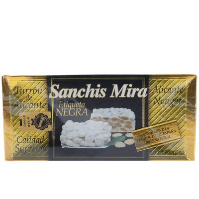 SANCHIS MIRA TURRON BLACK LABEL 200 G -7 OZ