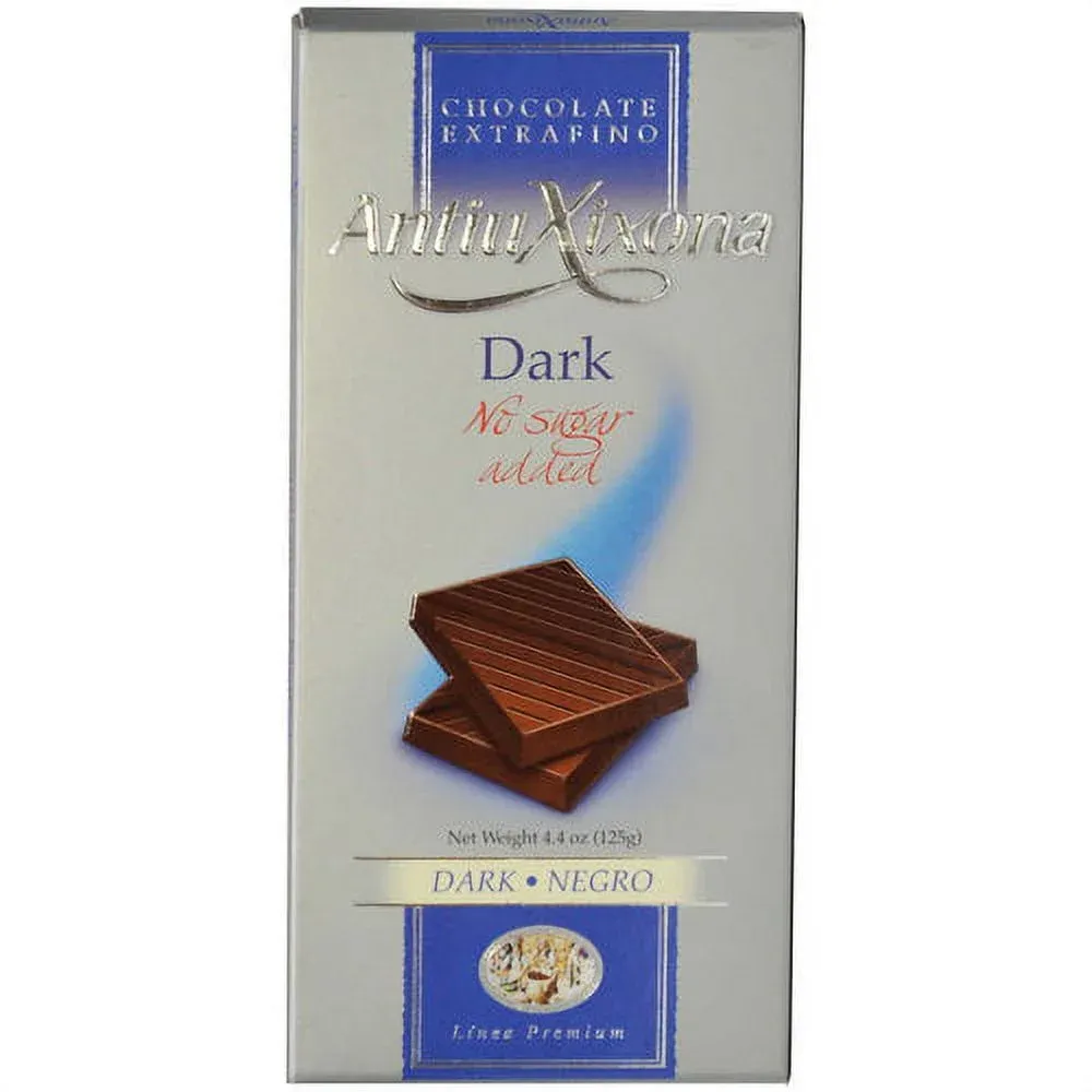 ANTIU XIXONA DARK CHOCOLATE NO SUGAR 4.4 OZ