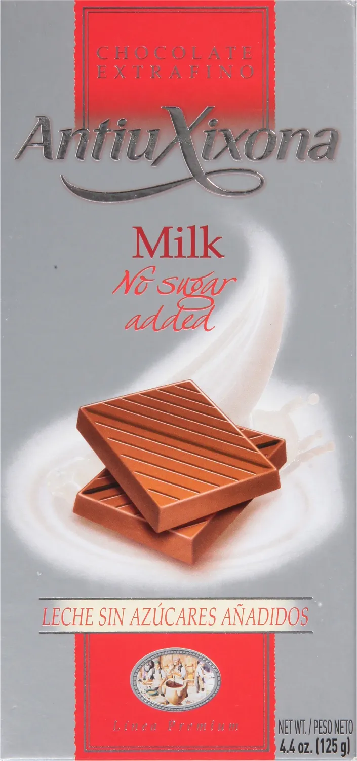 ANTIU XIXONA MILK CHOCOLATE NO SUGAR 4.4 OZ
