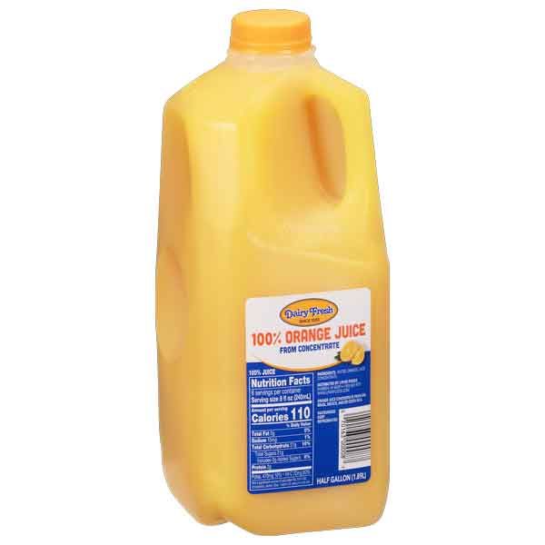 DAIRY FRESH ORANGE JUICE 64 OZ