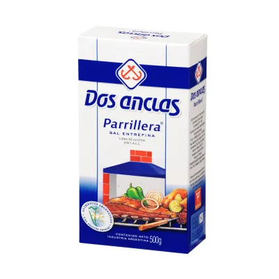 DOS ANCLAS SAL PARRILLERA 500 GR