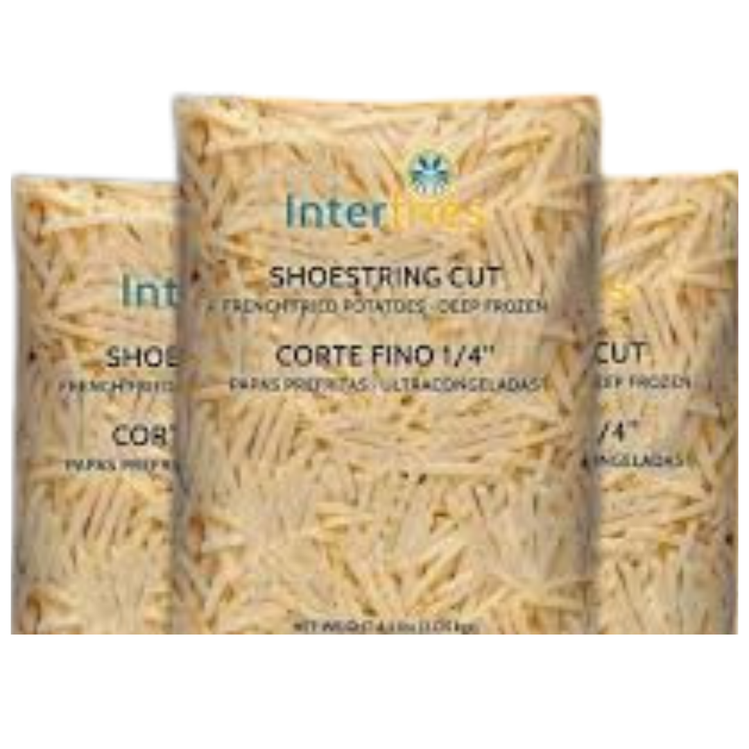 INTERFRIES STRAIGHT CUT POTATOES 5 LB