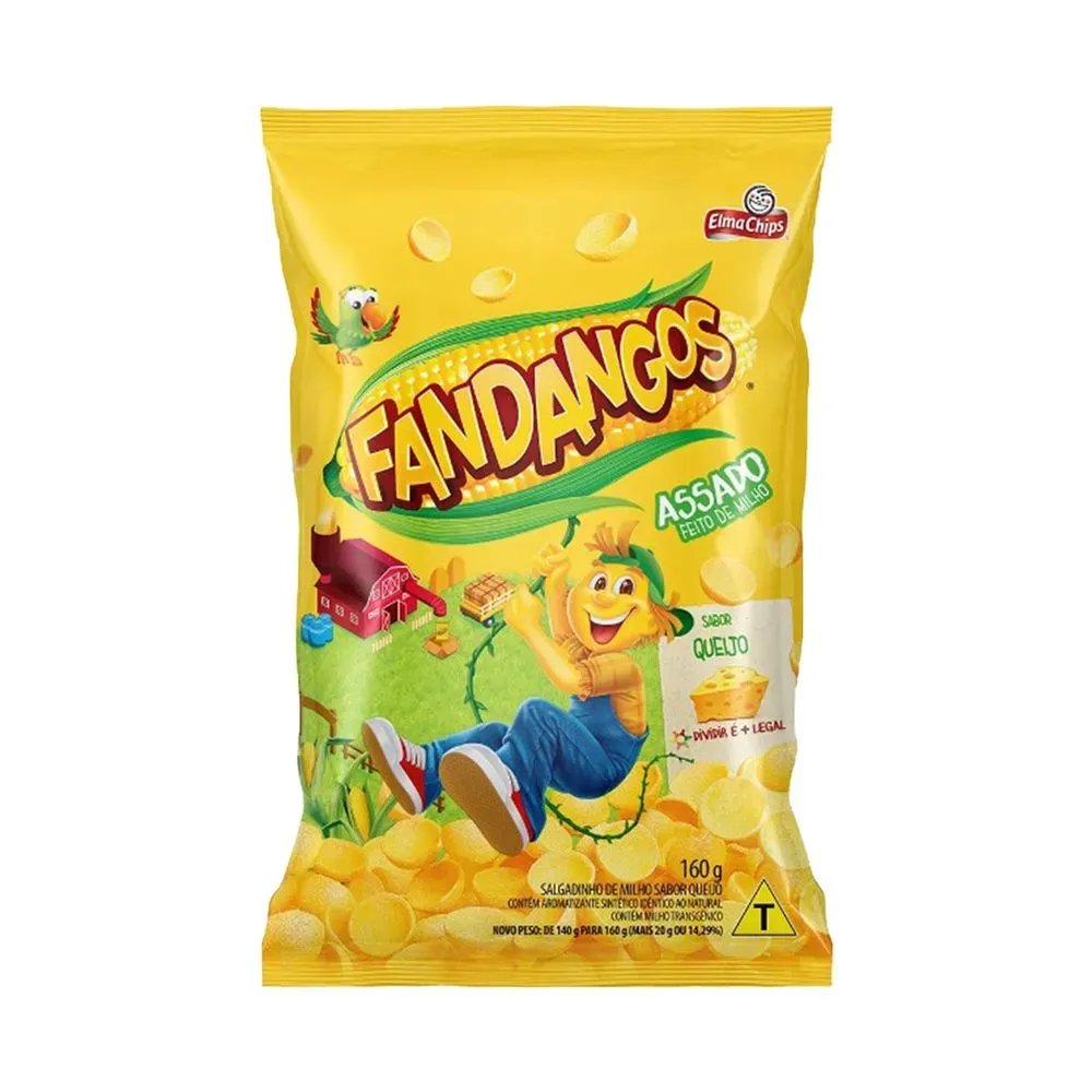 ELMA CHIPS FANDANGOS QUEIJO 160 GR