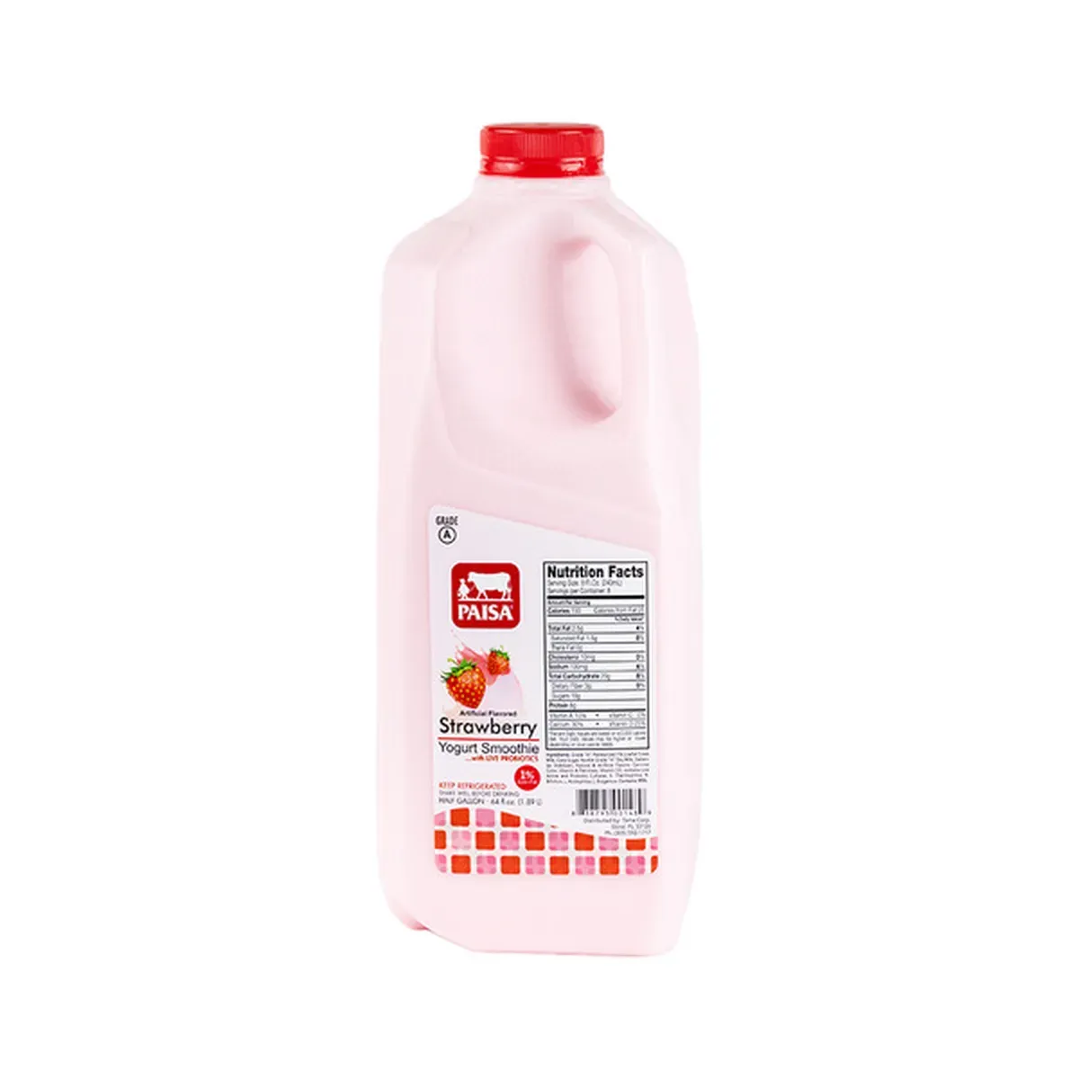 PAISA YOGURT STRAWBERRY SMOOTHIE 64 OZ