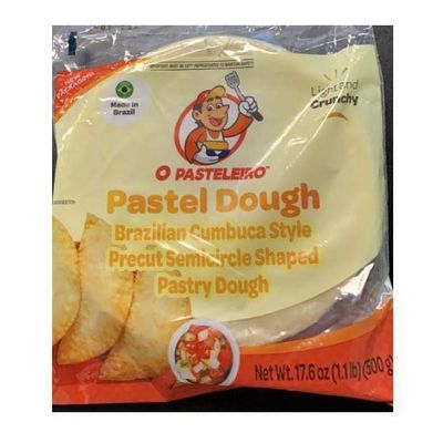 O PASTELEIRO MASSA PASTEL DISCO CUMBUCA 500GR