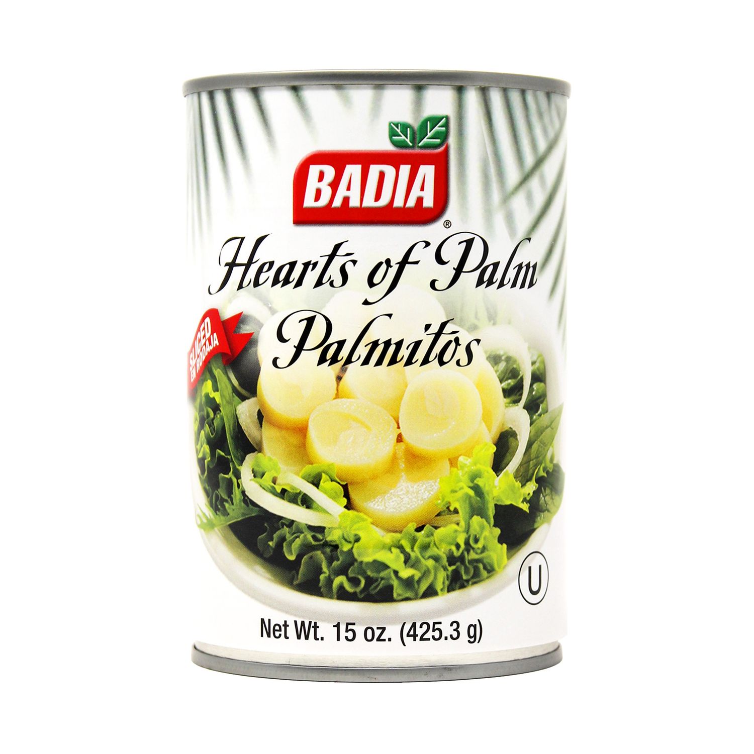 BADIA SLICED HEARTS OF PALM PALMITO 15 OZ