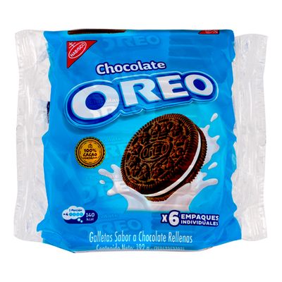 NABISCO GALLETA OREO CHOCOLATE 6 PCK 192 GR