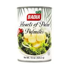 BADIA HEARTS OF PALM PALMITO WHOLE 15 OZ