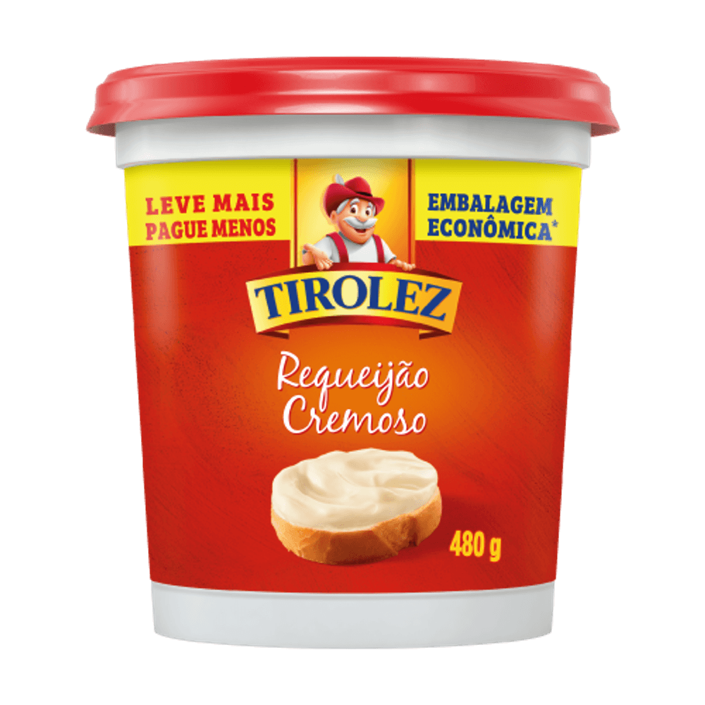 TIROLEZ REQUEIJAO CREMOSO COPO 400 GR