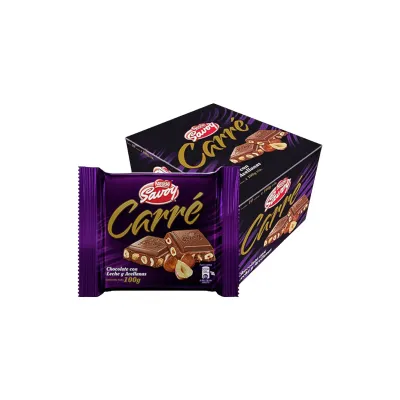 NESTLE CHOCOLATE AVELLANAS CARRE 100 GR