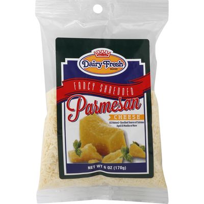 DAIRY FRESH PARMESAN FANCY SHREDDED 6 OZ