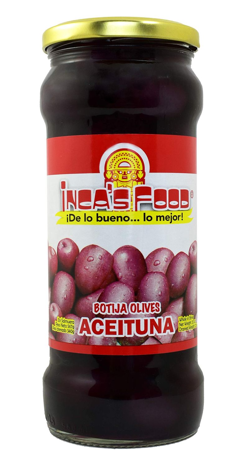 INCA FOOD ACEITUNA NEGRA SECA 12 OZ