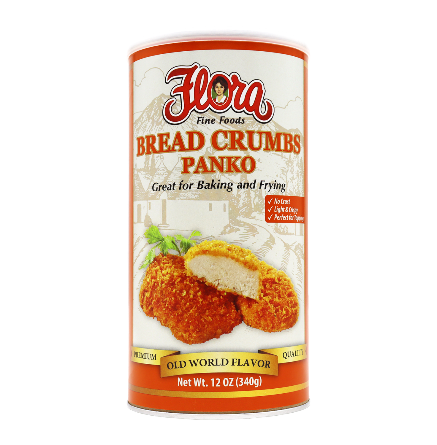 FLORA ITALIAN BREAD CRUMBS PANKO 12 OZ