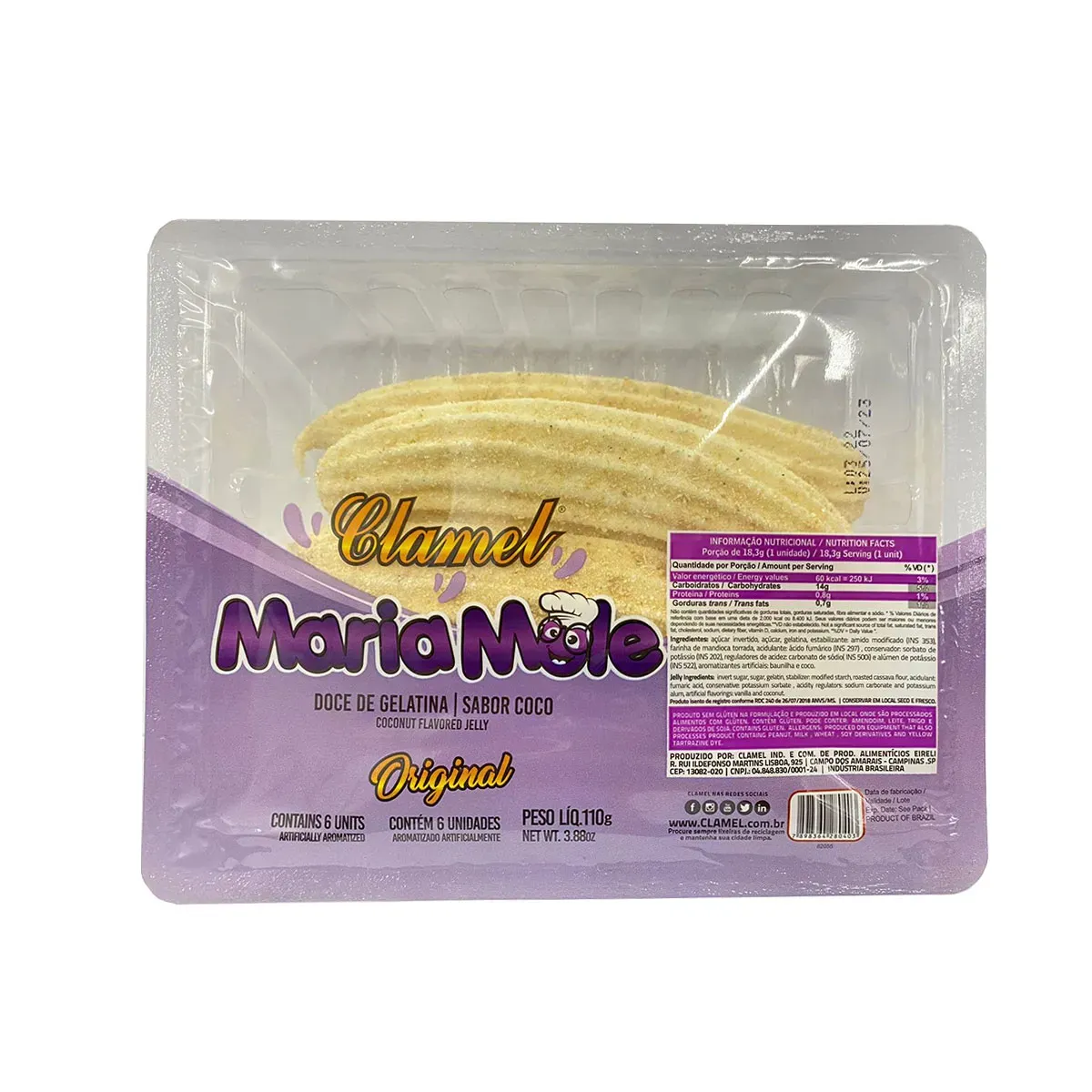 CLAMEL MARIA MOLE 6 PACK 110 GR