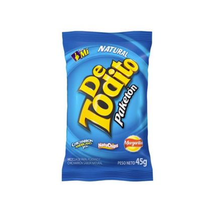 DE TODITO PAKETON NATURAL AZUL 45 GR