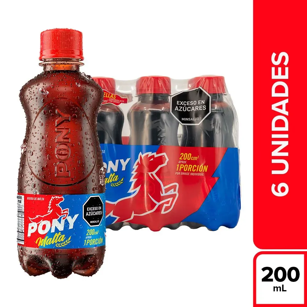 PONY MALTA MINI 200 ML - 6 PACK