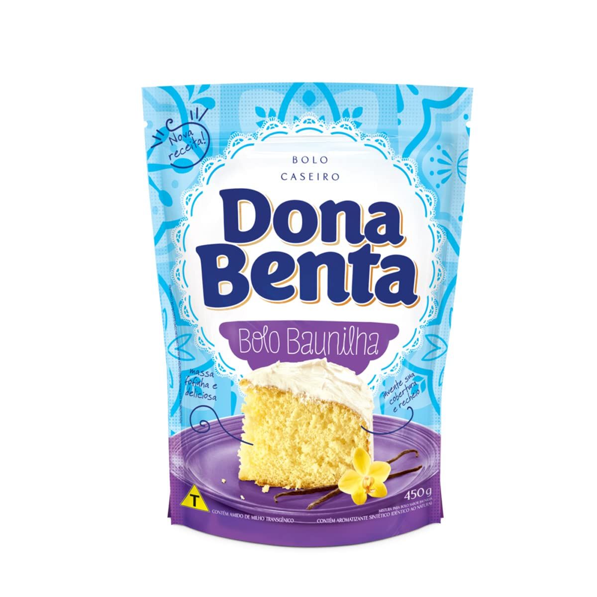 DONA BENTA MISTURA P BOLO BAUNILHA 450 GR