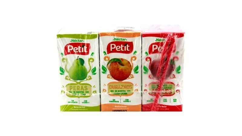 PETIT NECTAR FRUTAS TETRA PCK 200 ML 3 PCK