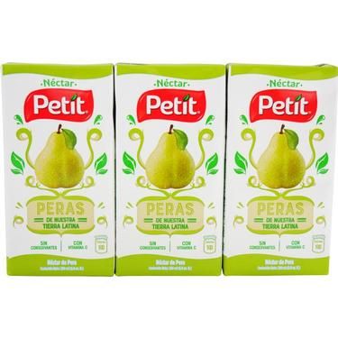 PETIT NECTAR DE PERA TETRA PACK 200 ML 3 PCK
