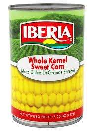 IBERIA KERNEL CORN MAIZ CANNED CORN 15.25 OZ