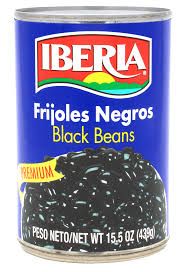 IBERIA BLACK BEANS 15 OZ