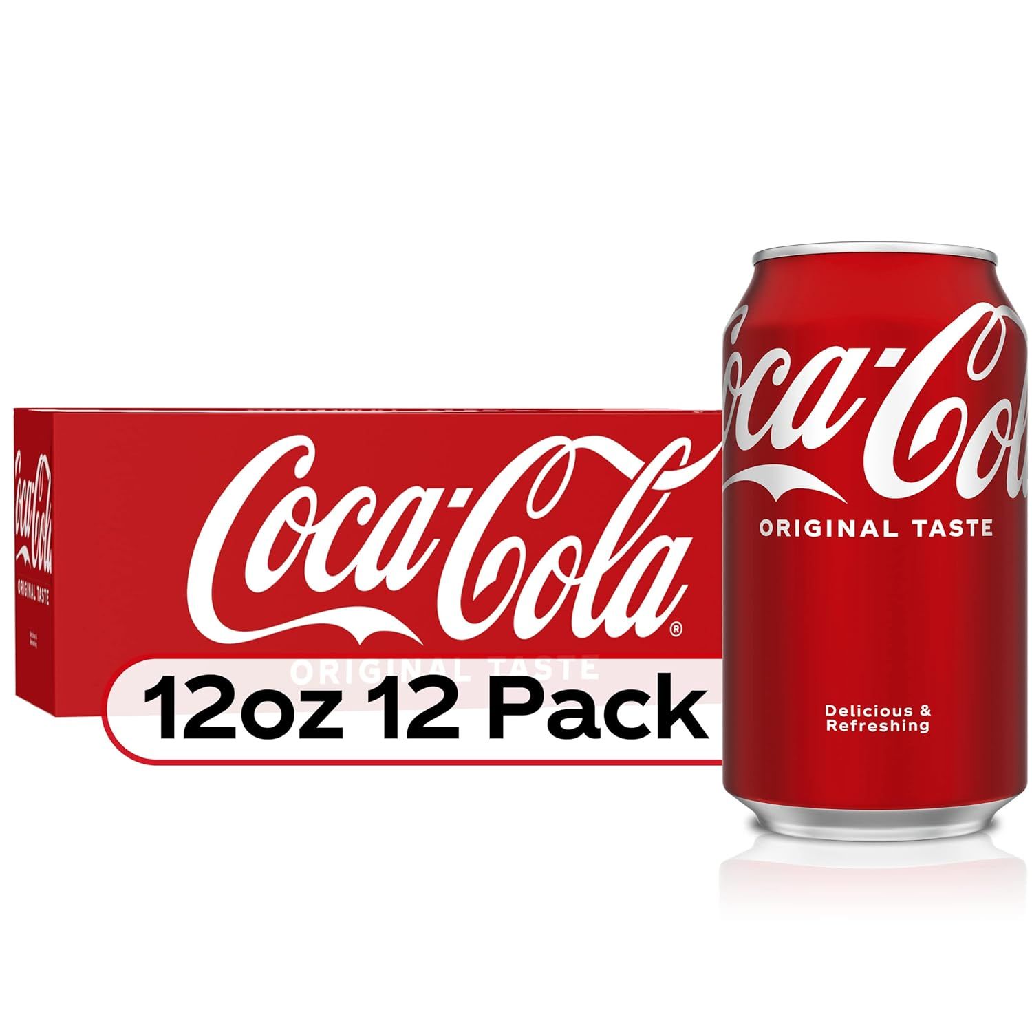 COCA COLA REGULAR LATA 12 OZ - 12 PCK