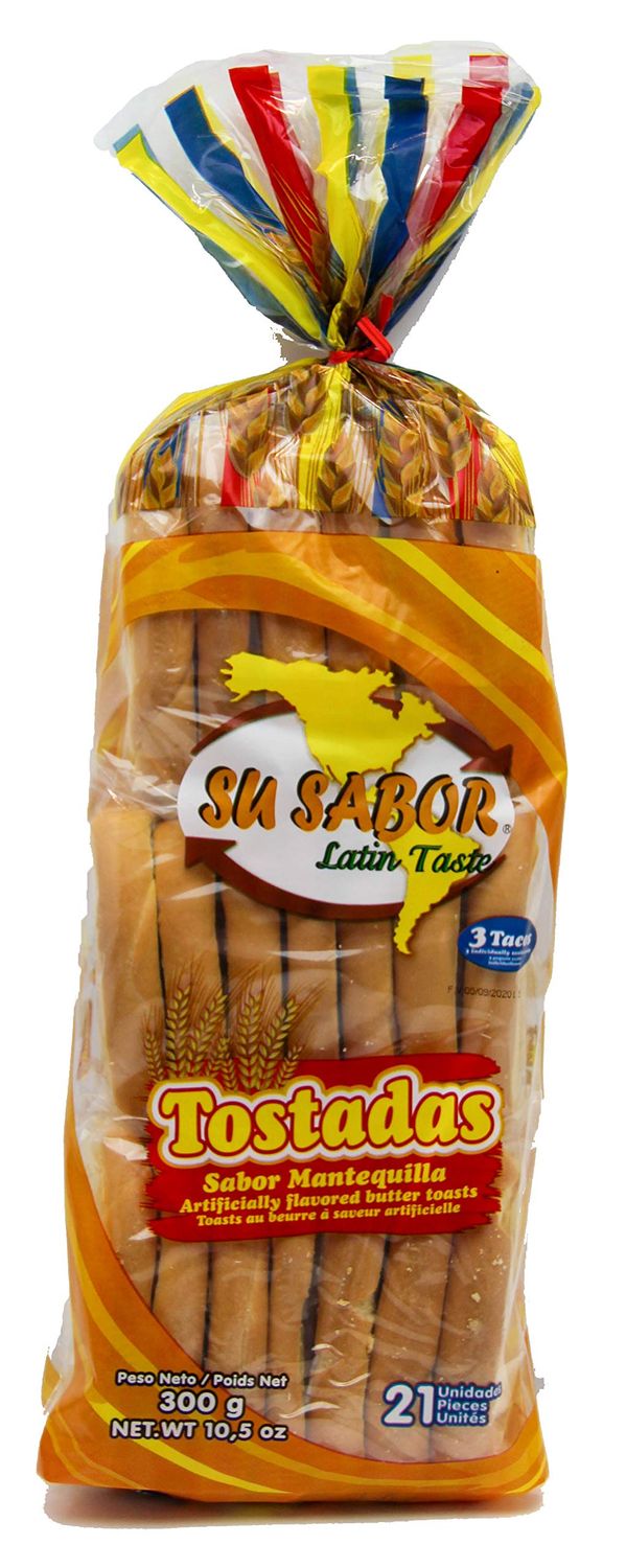 LATINFOOD BUTTER TOAST TOSTADAS MANTEQ 280 GR