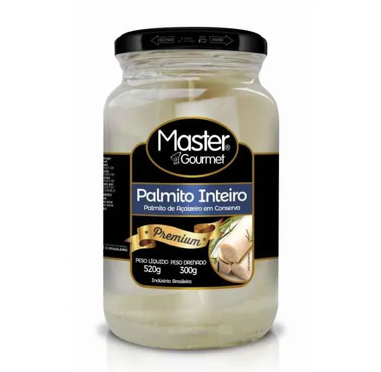 MASTER GOURMET PALMITO INTEIRO PREMIUM 300 GR
