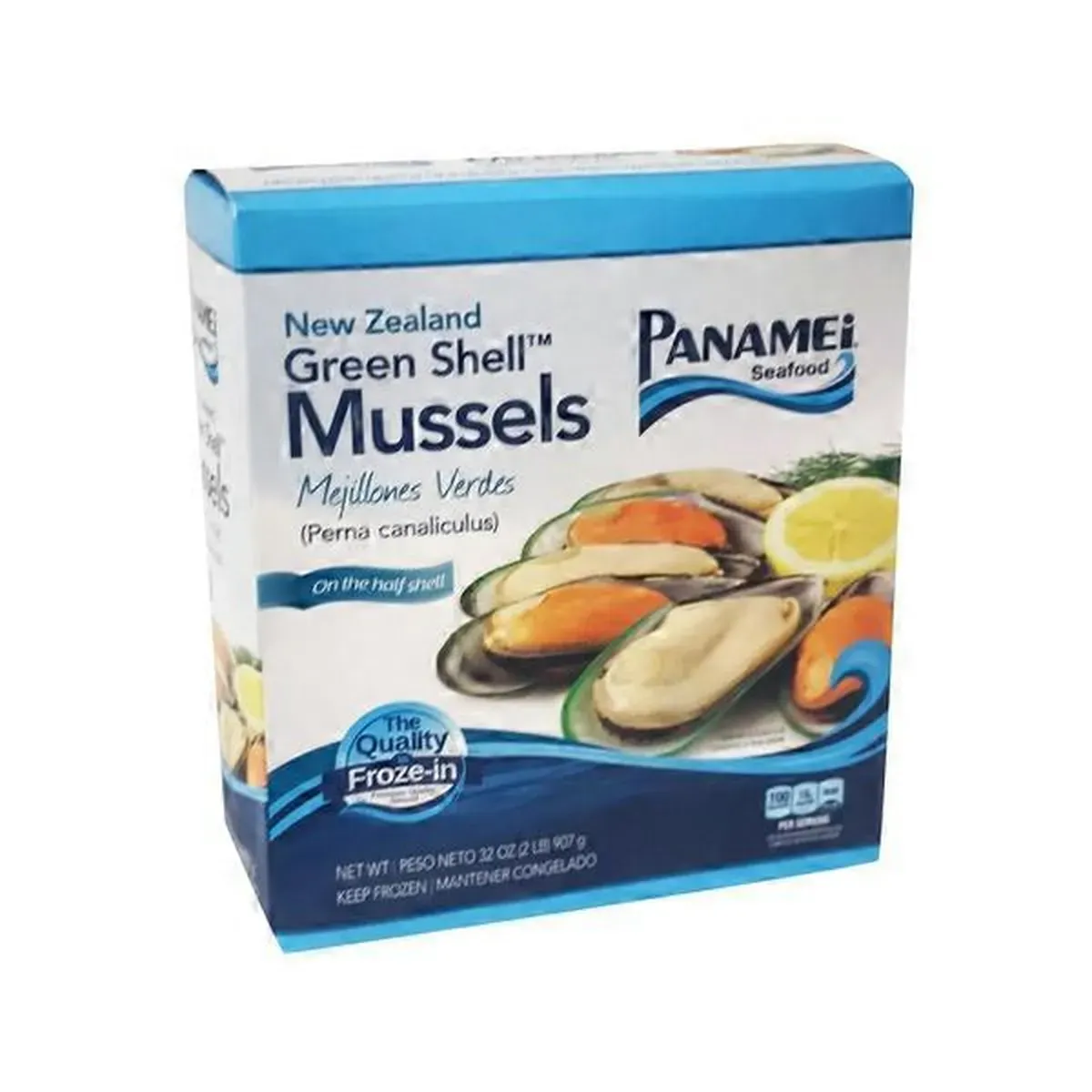PANAMEI MUSSELS 1/2 SHELLS 32 OZ