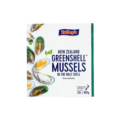 TALLEYS GREENSHELL MUSSELS 2 LB
