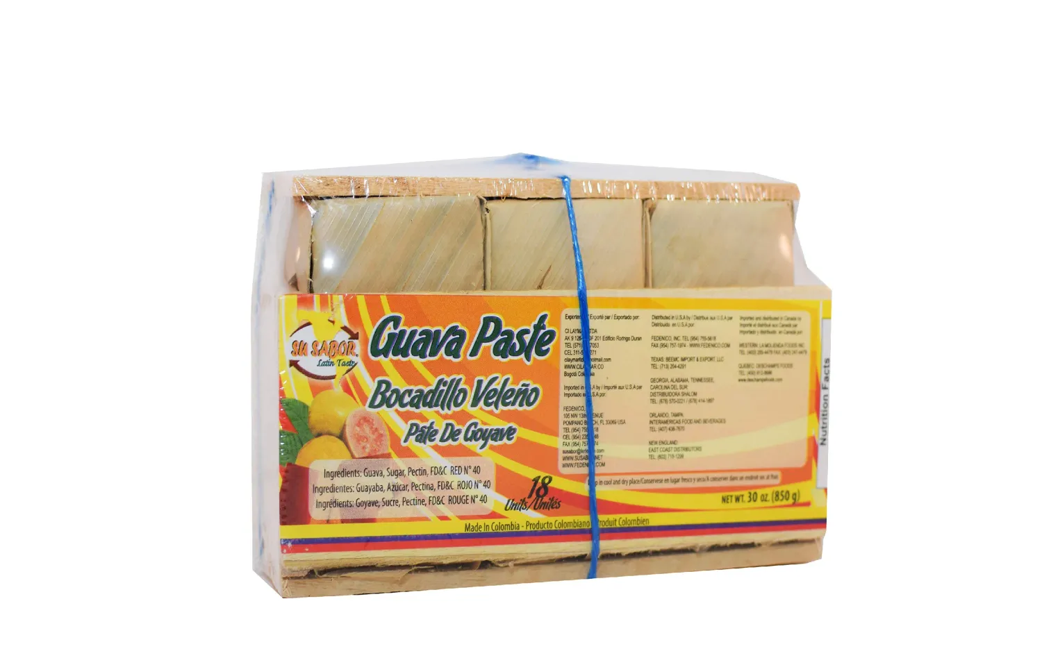 SU SABOR BOCADILLO VELENO 18 UNITS