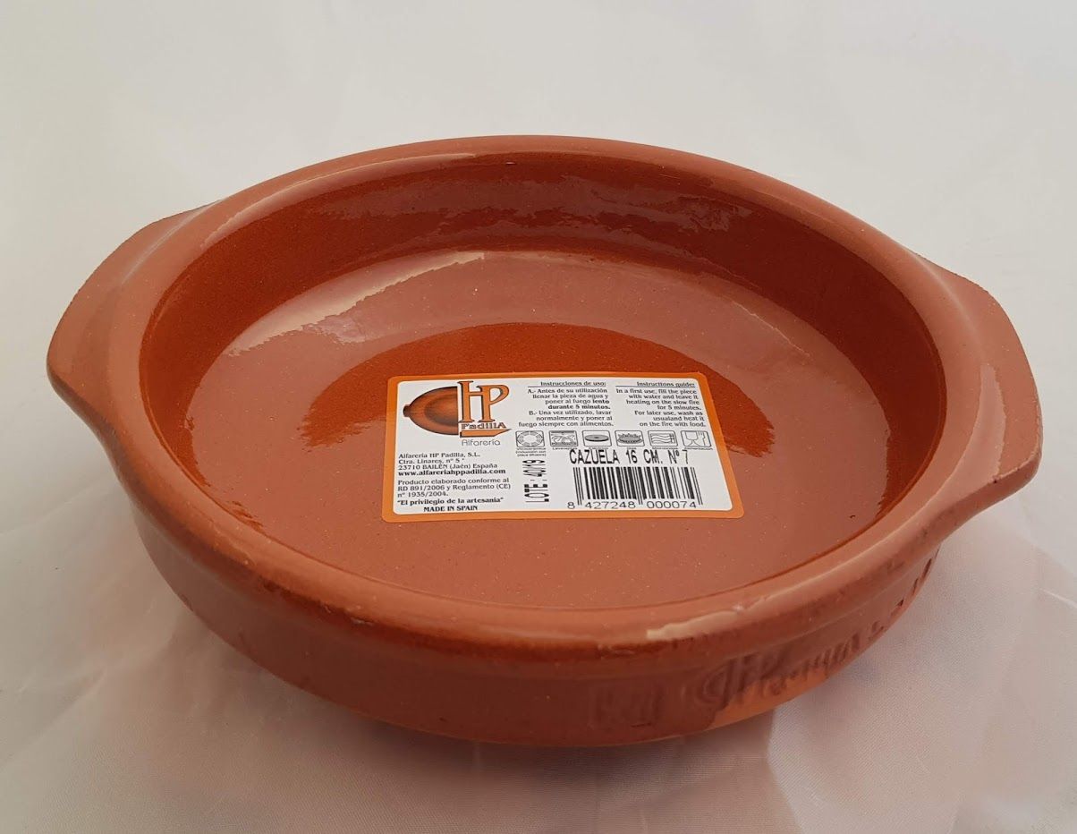 HP PADILLA CLAY CAZUELA BARRO #7 16 CM (EA)