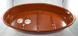 HP PADILLA CLAY OVAL TRAY #0 55X32 CM (EA)