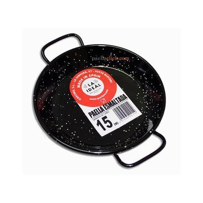 LA IDEAL ENAMEL PAELLA PAN 34 CM-13.38&quot;(EA)
