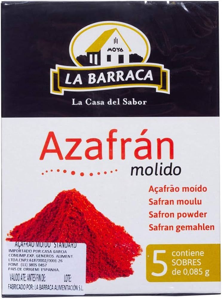 LA BARRACA AZAFRAN MOLIDO 5 SAQ 0,085 GR