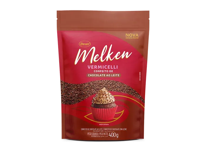 HARALD MELKEN VERMICELLI CHOC AO LEITE 400 GR
