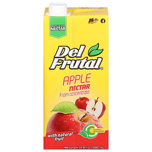 DEL FRUTAL NECTAR DE APPLE TP 33.8 FL OZ