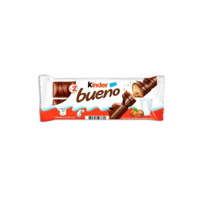 KINDER BUENO CHOCOLATE 2 BARS 43 GR