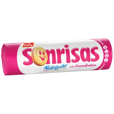 BAGLEY SONRISAS GALLETA FRAMBUESA 108 GR