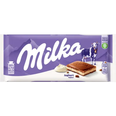 MILKA BARRA CHOCOLATE YOGURT 100 GR