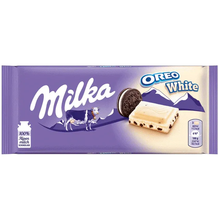 MILKA OREO CHOCOLATE WHITE 100 GR
